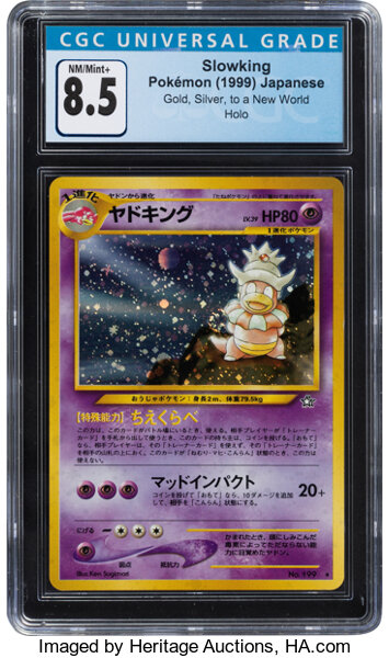 Pokémon Slowking #199 Japanese Gold, Silver, to a New World Set