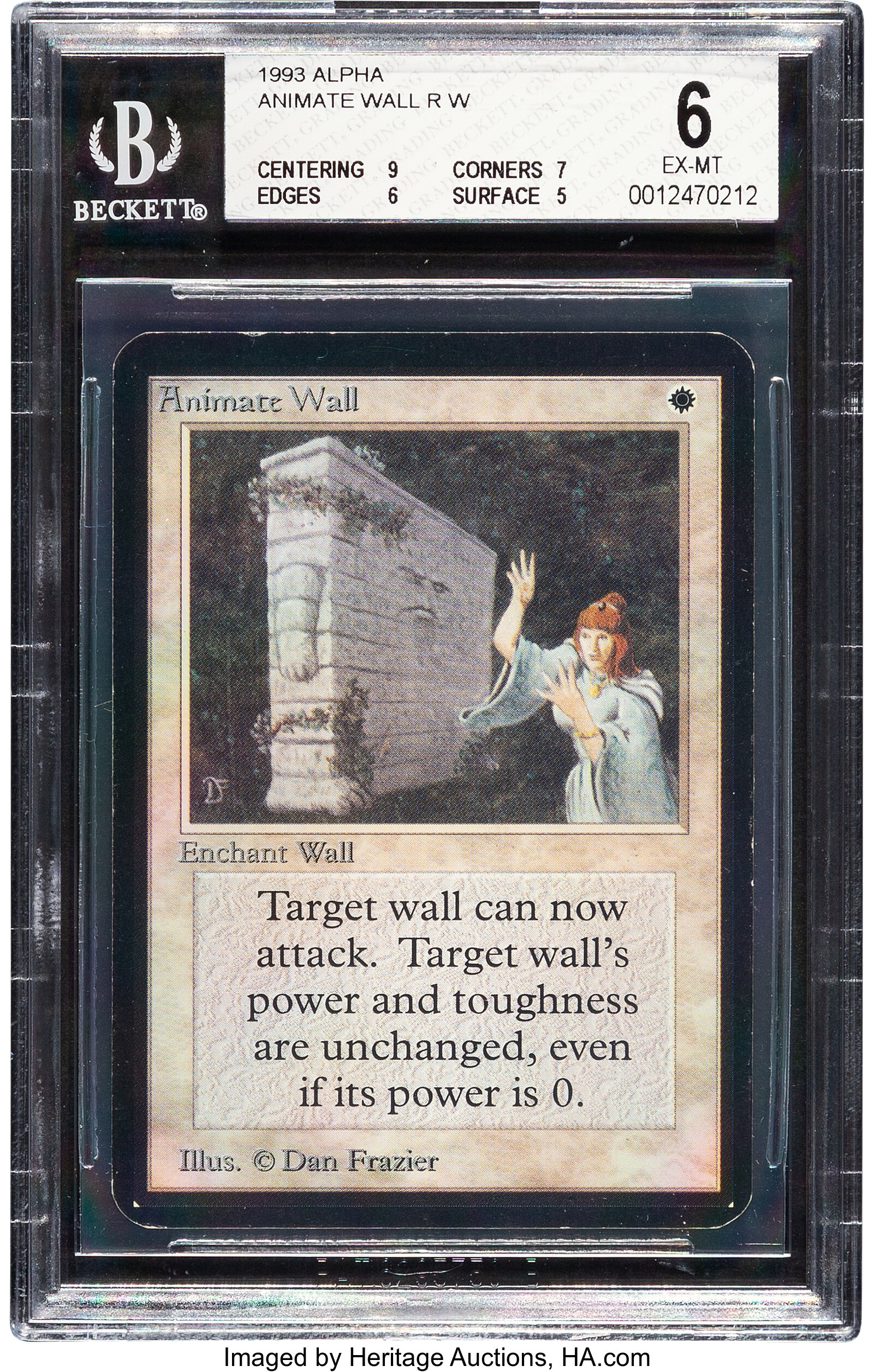 Magic: The Gathering Animate Wall Alpha Edition BGS 6 (Wizards of