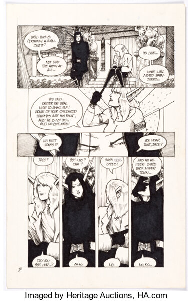 Drew Hayes Poison Elves Story Page 10 Original Art Sirius Ent C Lot Heritage Auctions