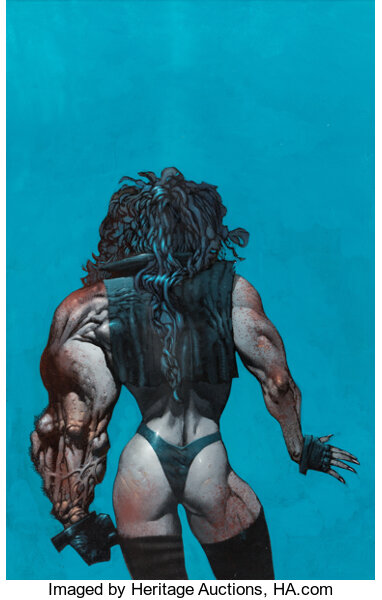 Original Comic Art:Covers, Simon Bisley Lobo's Back ...