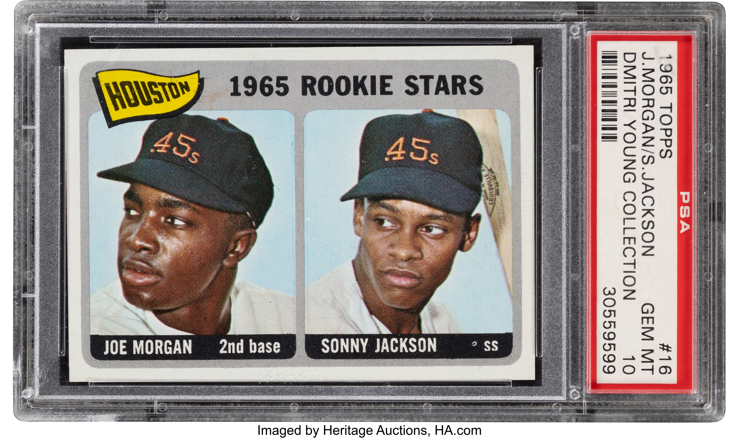 Joe Morgan / Sonny Jackson 1965 Topps Rookie Stars #16 Houston