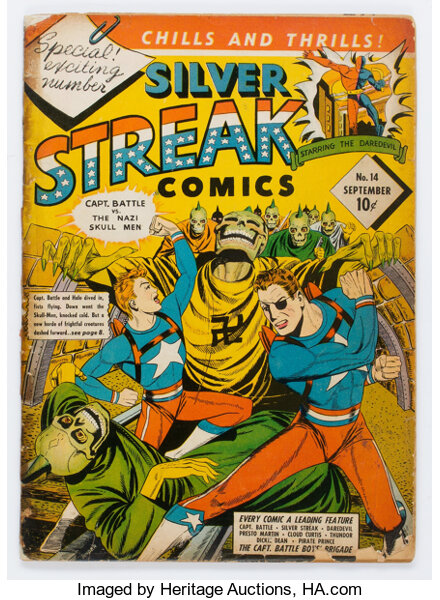 Golden Age (1938-1955):Superhero, Silver Streak Comics #14 (Lev Gleason, 1941) Condition: Apparent GD....