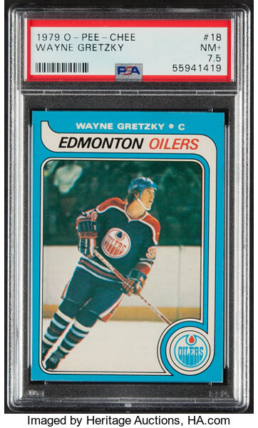 $1.29 million for a hockey card? Wayne Gretzky rookie card is