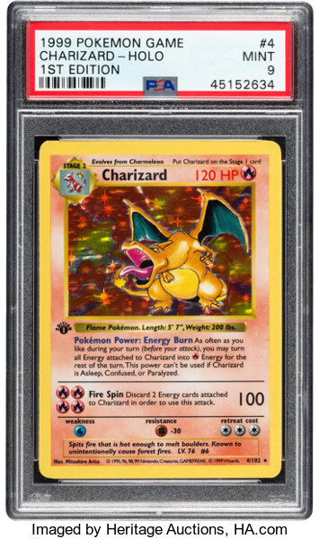 Charizard Holo 3/132 - PSA7