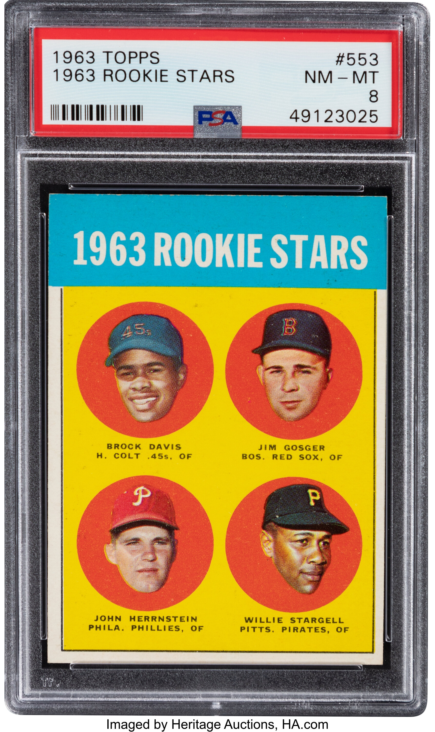 WHEN TOPPS HAD (BASE)BALLS!: CUSTOM SPOTLIGHT: 1963 WILLIE STARGELL  DEDICATED ROOKIE