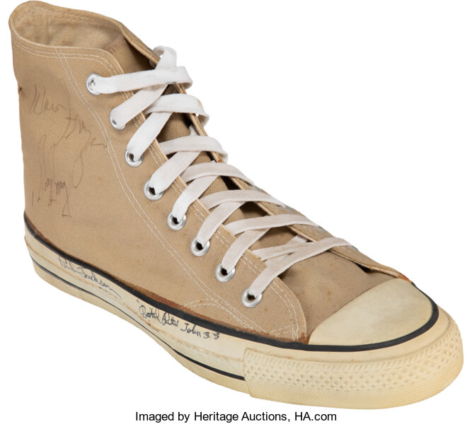 1987 Pete Maravich, Walt Frazier and Others Signed Chuck Taylor | Lot  #82131 | Heritage Auctions