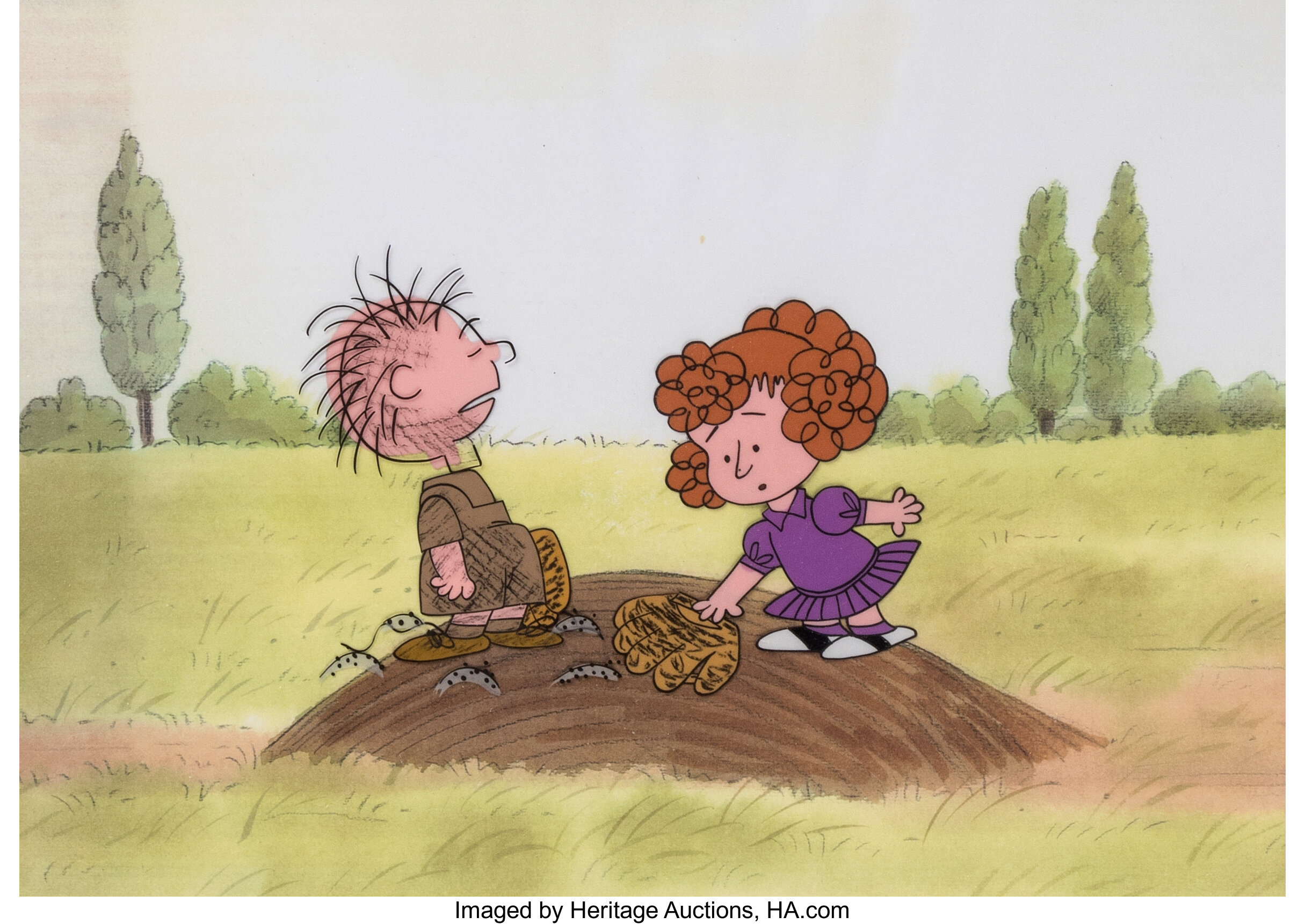 Peanuts Charlie Brown's All-Stars Pig-Pen and Frieda Production