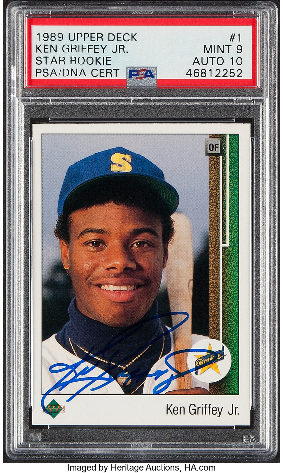 1989 Upper Deck Star Rookie Ken Griffey Jr. #1 BGS 9.5