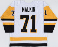 Evgeni Malkin Signed Jersey Allstar Replica 2009 Red - NHL Auctions