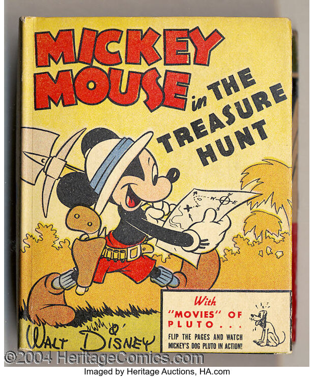 Mickey Mouse in the Treasure Hunt Better Little Book #1401