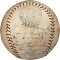 1928 New York Yankees Team-signed Baseball, Antiques Roadshow