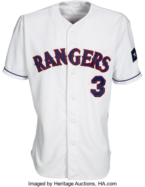 Lot Detail - 2001 Alex Rodriguez Texas Rangers Game-Used Throwback Jersey