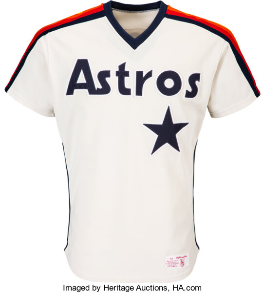 Circa 1984 Mike Scott Game Worn Houston Astros Jersey.  Baseball, Lot  #81933