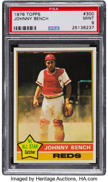 1975 Topps Johnny Bench #260 HOF