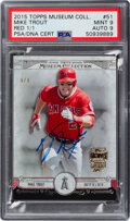 2015 Topps Museum Collection Mike Trout Red Autograph #51 PSA Mint | Lot  #57086 | Heritage Auctions