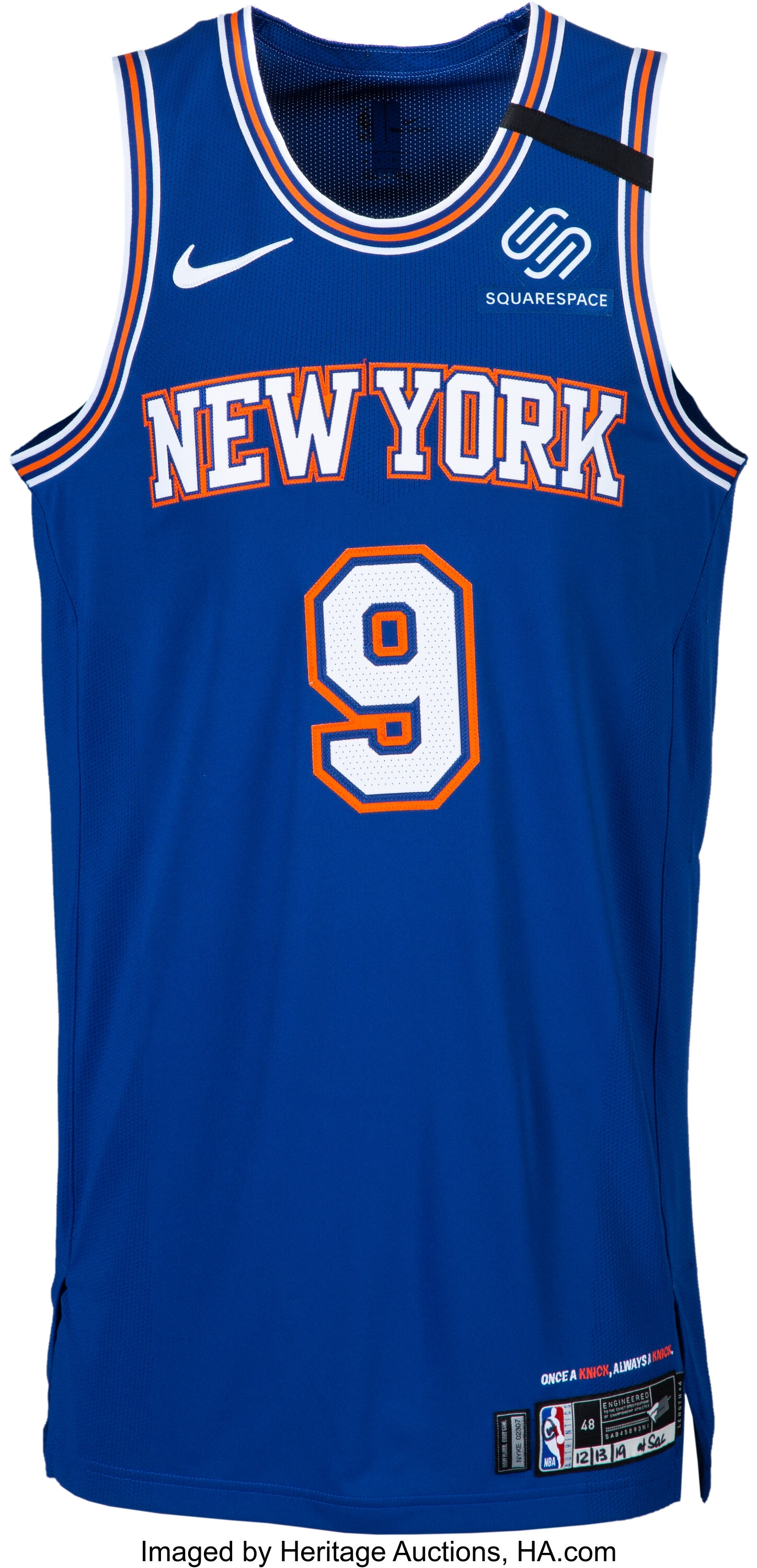 RJ Barrett - New York Knicks - Game-Worn Statement Edition Jersey - 2020-21  NBA Season