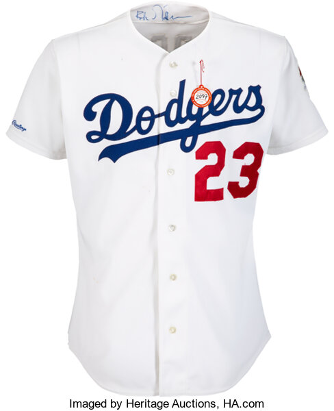 Circa 1990 Kirk Gibson Game Worn & Signed Los Angeles Dodgers, Lot #82796