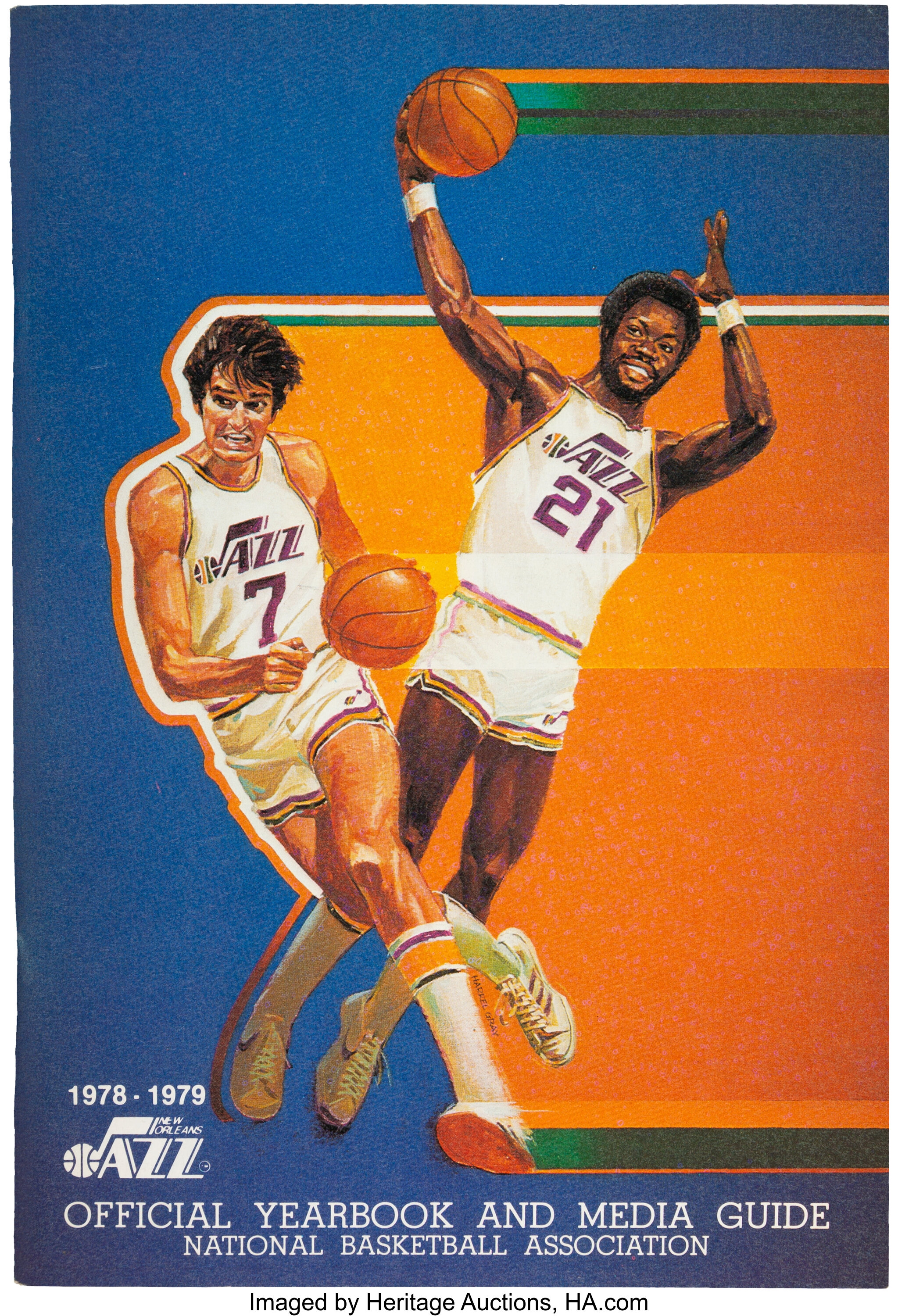 Lot Detail - 1978-79 Pete Maravich Game Used New Orleans Jazz Home Jersey  (MEARS A10)