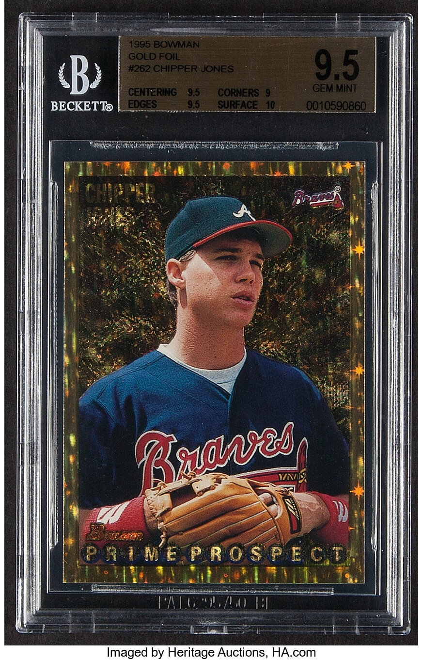 1995 Bowman Prime Prospects #262 Chipper Jones Atlanta Braves