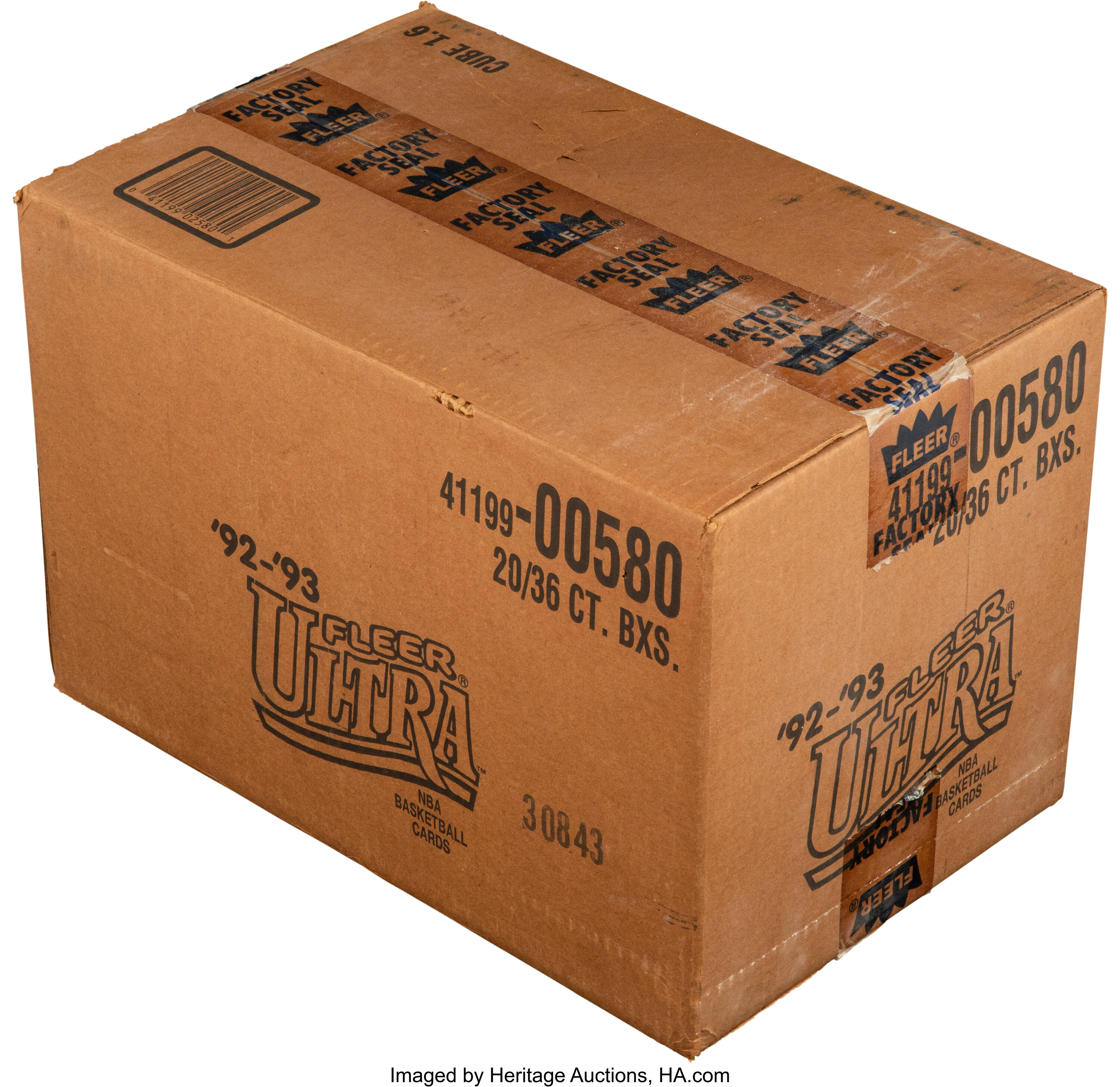 1992-93 Fleer Ultra Series 2 Basketball 20-Box Unopened Case - | Lot #81435  | Heritage Auctions
