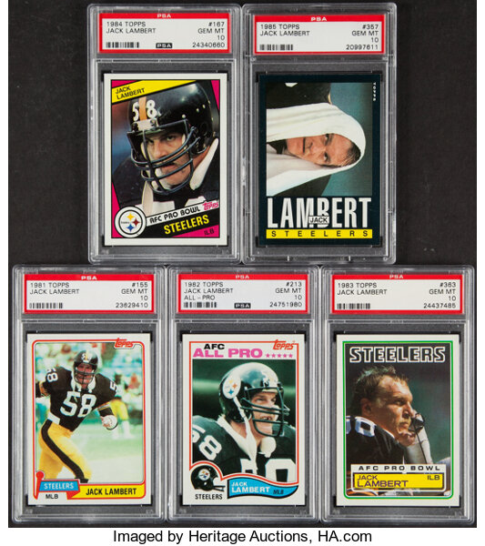 The Jack Lambert Collection- Sports Card and Sports Memorabilia