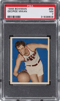 Lot Detail - 1959 George Mikan Minneapolis Lakers Signed Hall of