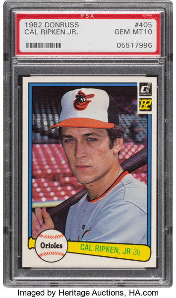 1982 Donruss Cal Ripken Jr Rookie #405 - South Auction