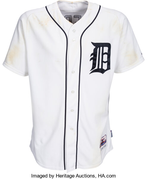 2012 Max Scherzer Game Worn Detroit Tigers Throwback Uniform. , Lot  #82558