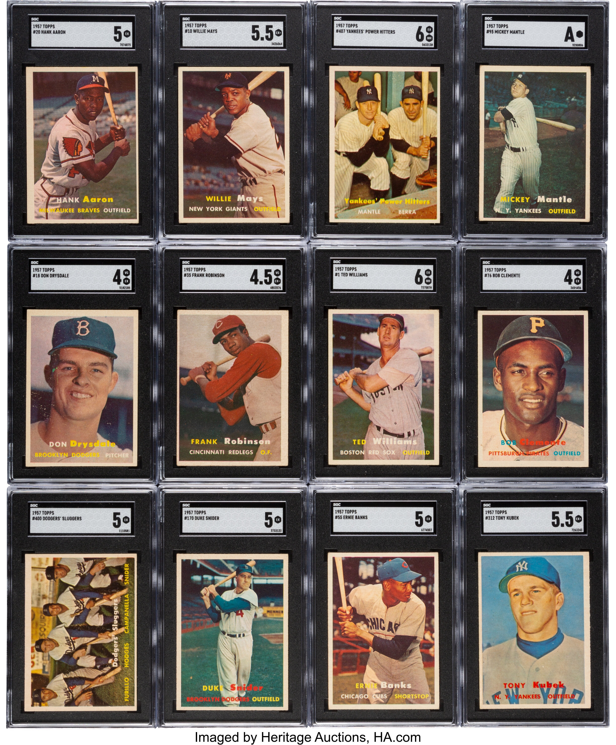 1957 Topps Baseball Complete Set (407).  Baseball Cards Sets