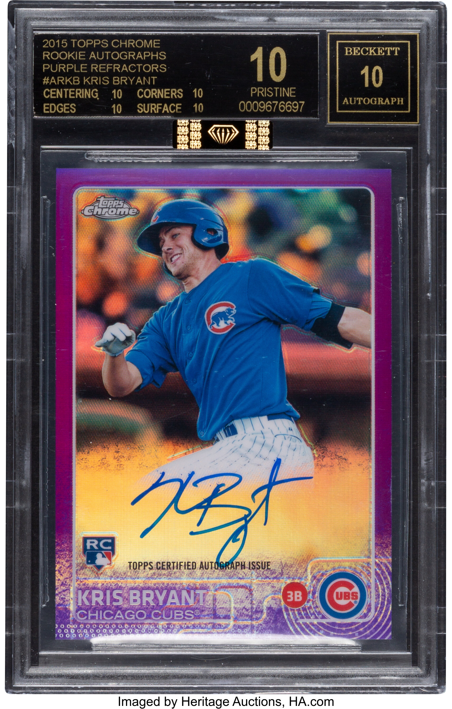 2015 Topps KRIS BRYANT Rookie Card - Chicago  