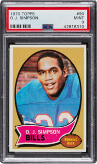 At Auction: 2 - 1968 Topps Larry Csonka #120 Rookies