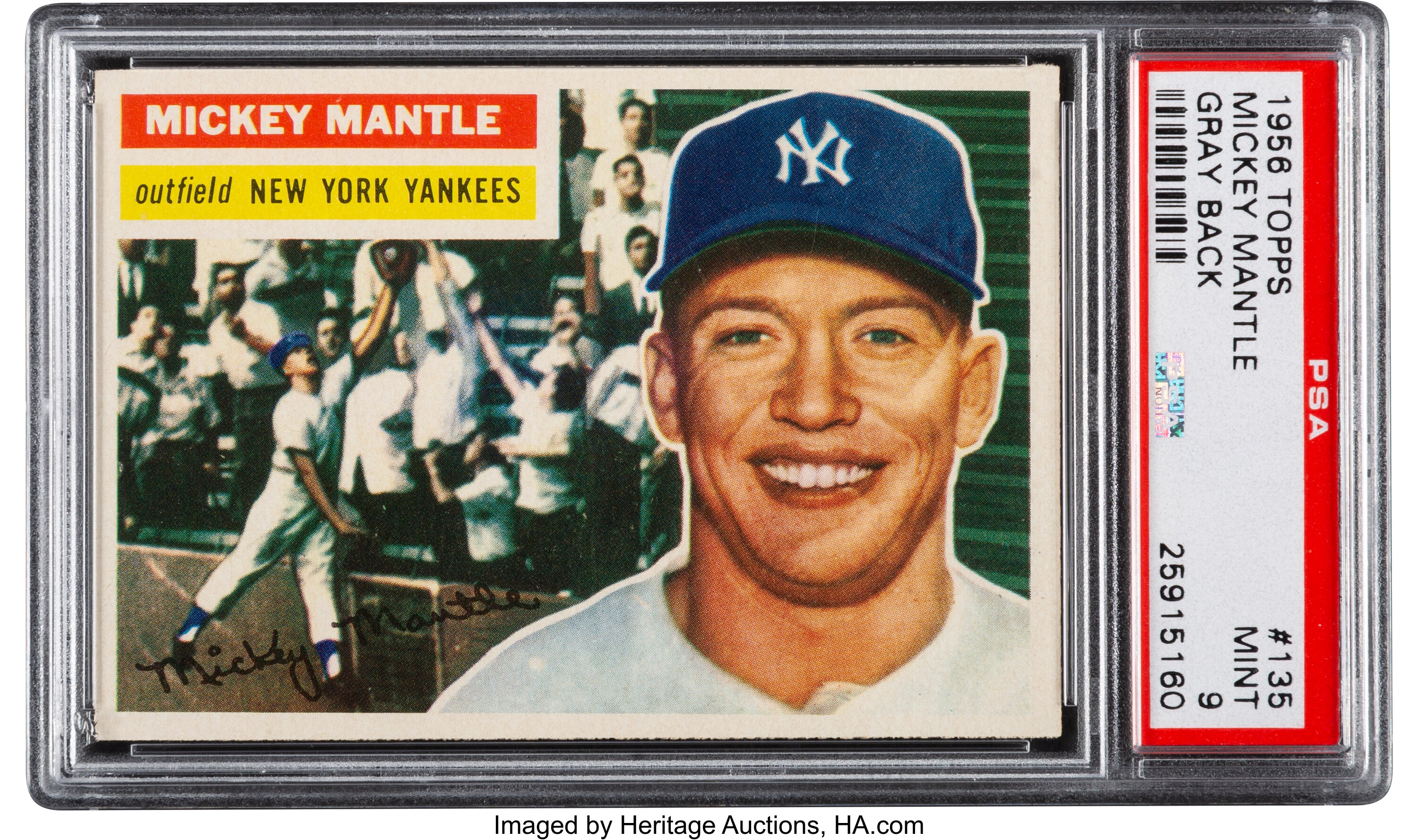 Lot Detail - Historic Mickey Mantle 1956 New York Yankees Game