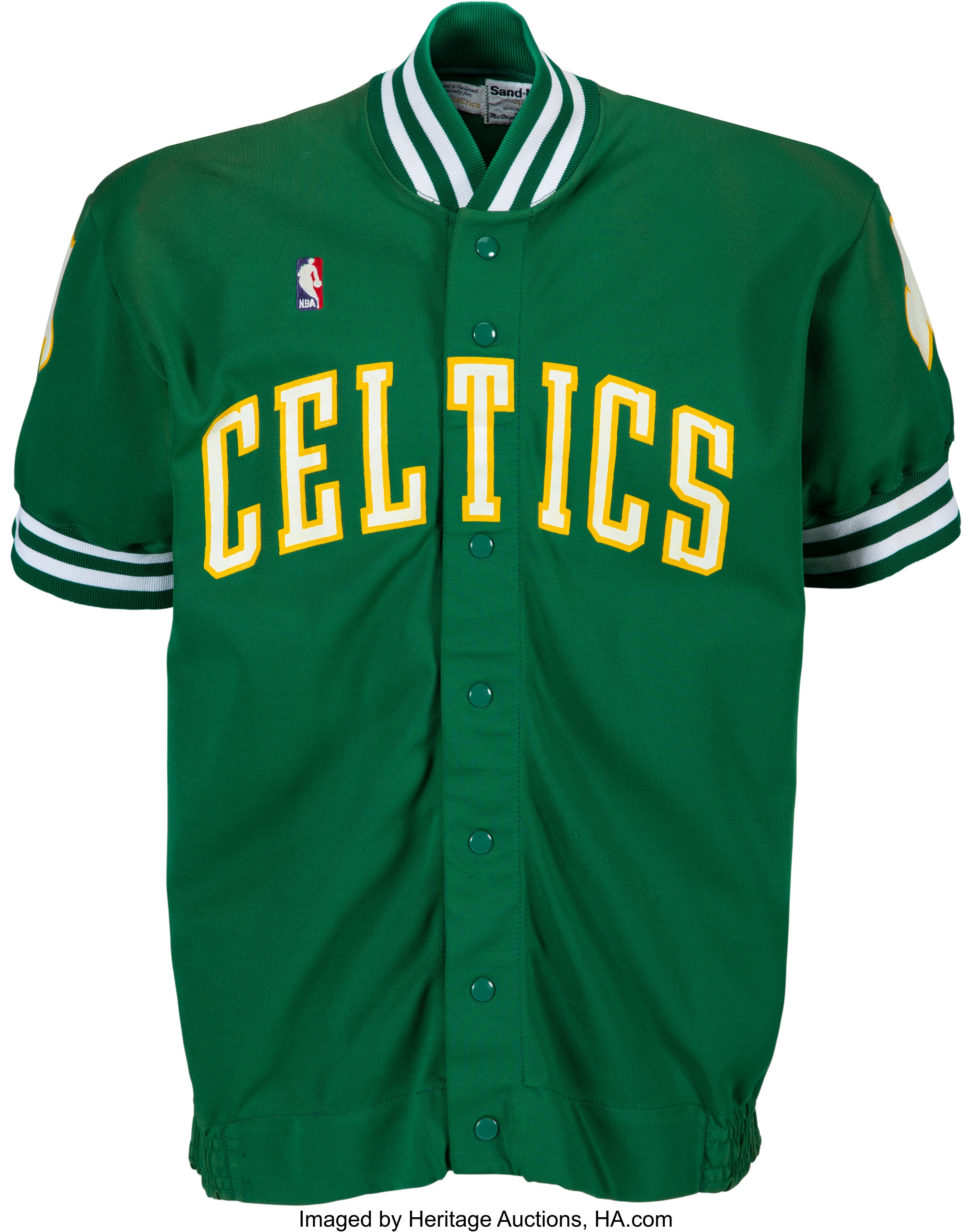 1992-93 Robert Parish Game Worn Boston Celtics Jersey with Johnny, Lot  #53649
