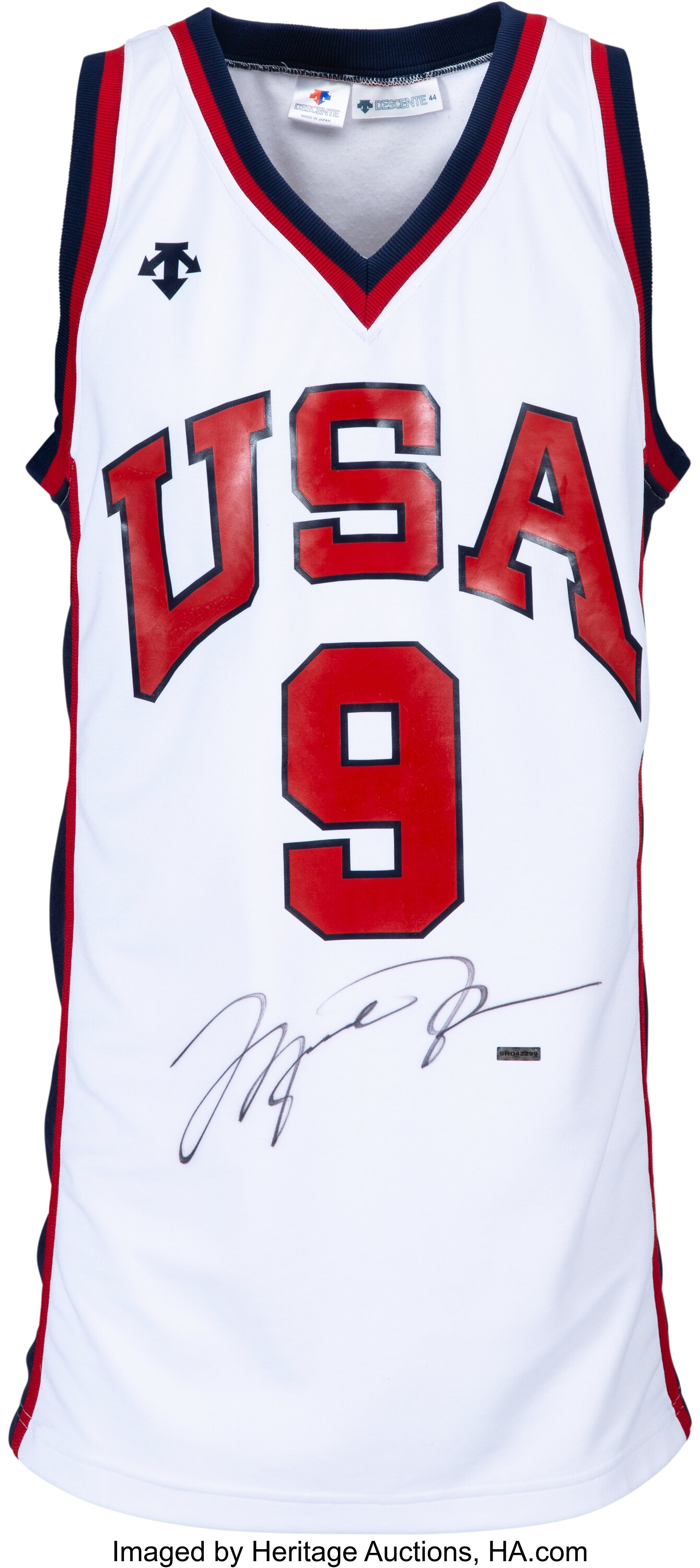 Michael Jordan Signed 1984 Team USA Olympics Game Model Jersey UDA COA  #1/12 - Autographed NBA Jerseys at 's Sports Collectibles Store