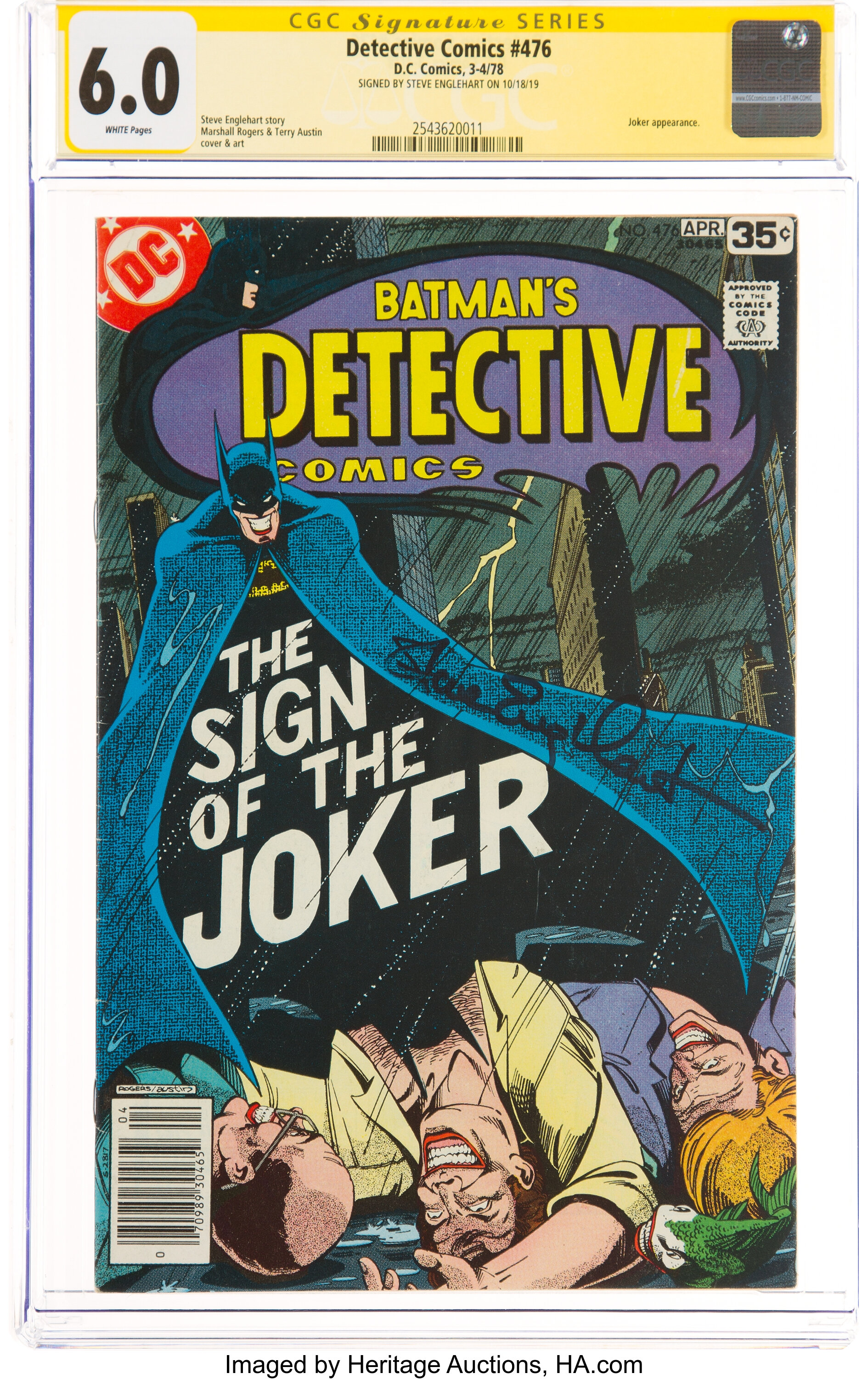 Detective Comics #476 Signature Series: Steve Englehart (DC, 1978) | Lot  #17246 | Heritage Auctions