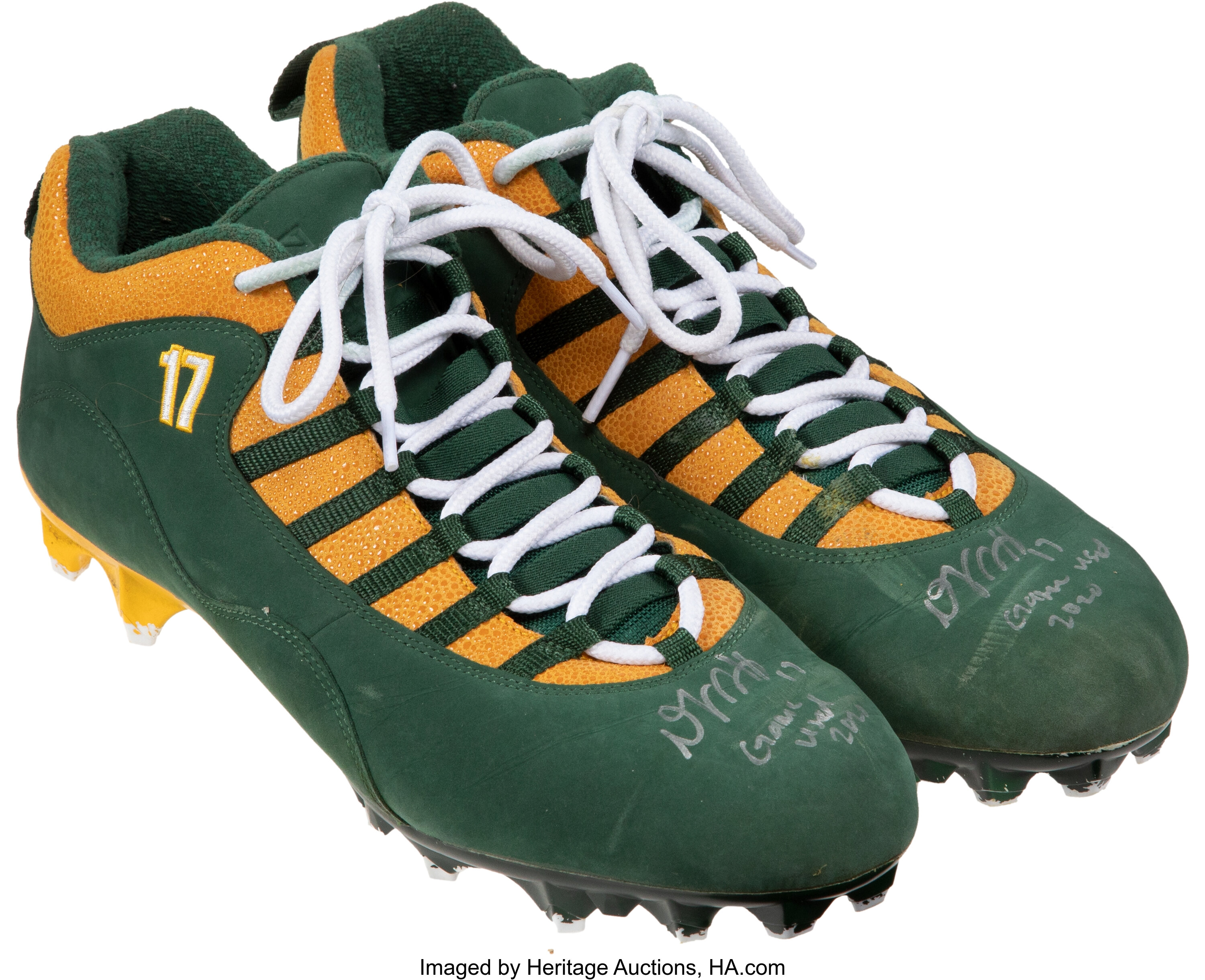 2020 Davante Adams Game Worn & Signed Green Bay Packers Air Jordan, Lot  #82894