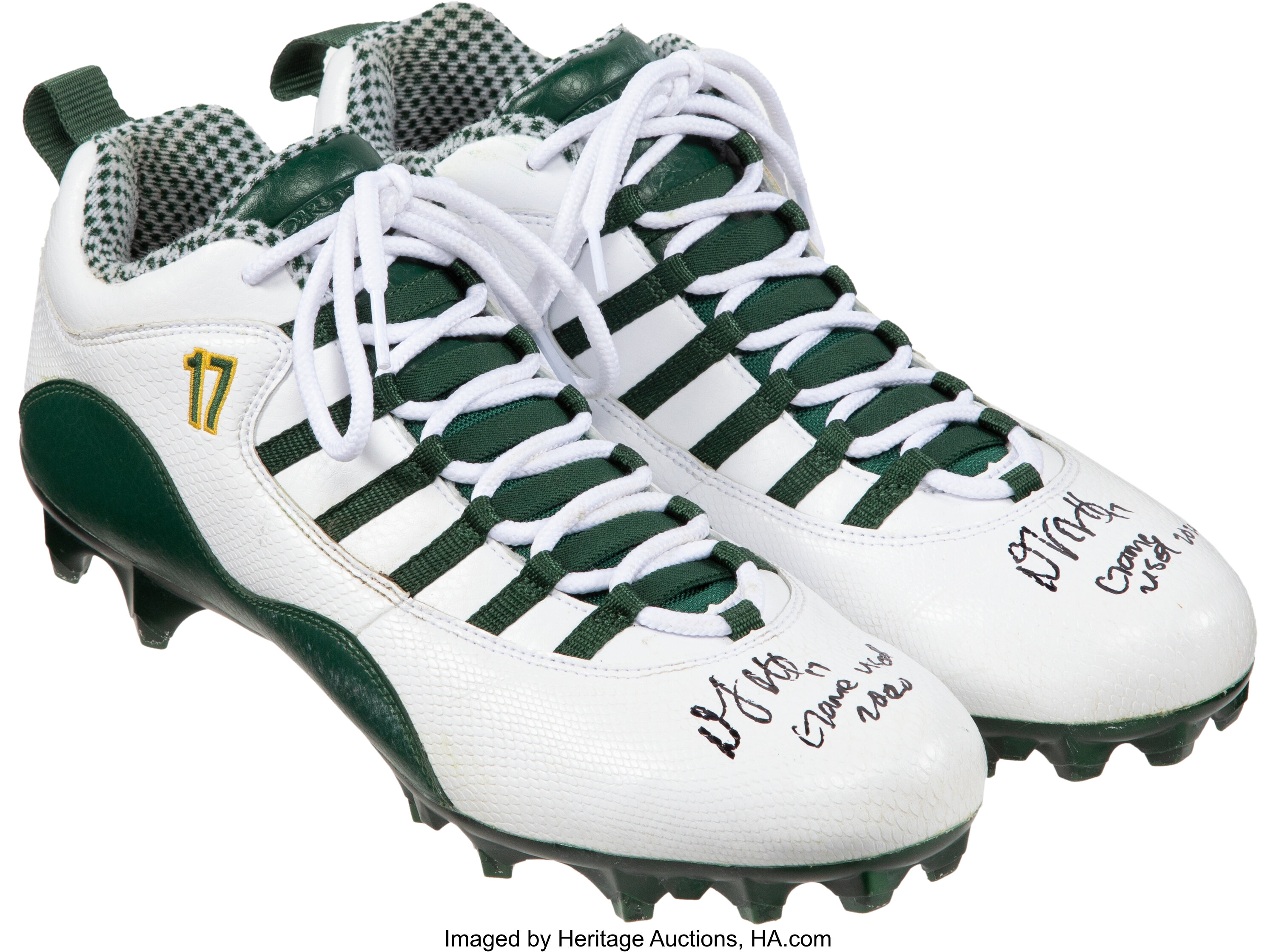 Davante Adams Green Bay Packers Autographed Game-Used Yellow Nike