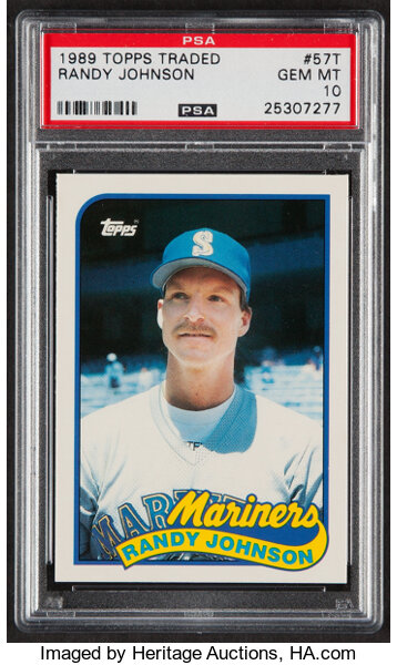 Randy Johnson Montreal Expos 1989 Donruss # 42 Rookie Card