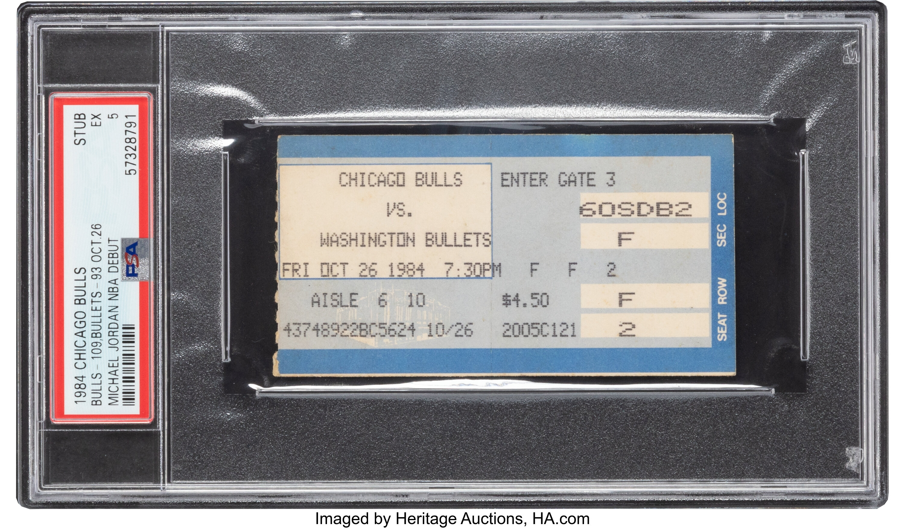 Lot Detail - 1997 NBA All-Star Game Ticket Stub:: Michael Jordan First Ever  ASG Triple-Double! (PSA/DNA)