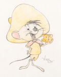 Speedy Gonzales Animation Drawing Warner Brothers, c. 1950s-60s