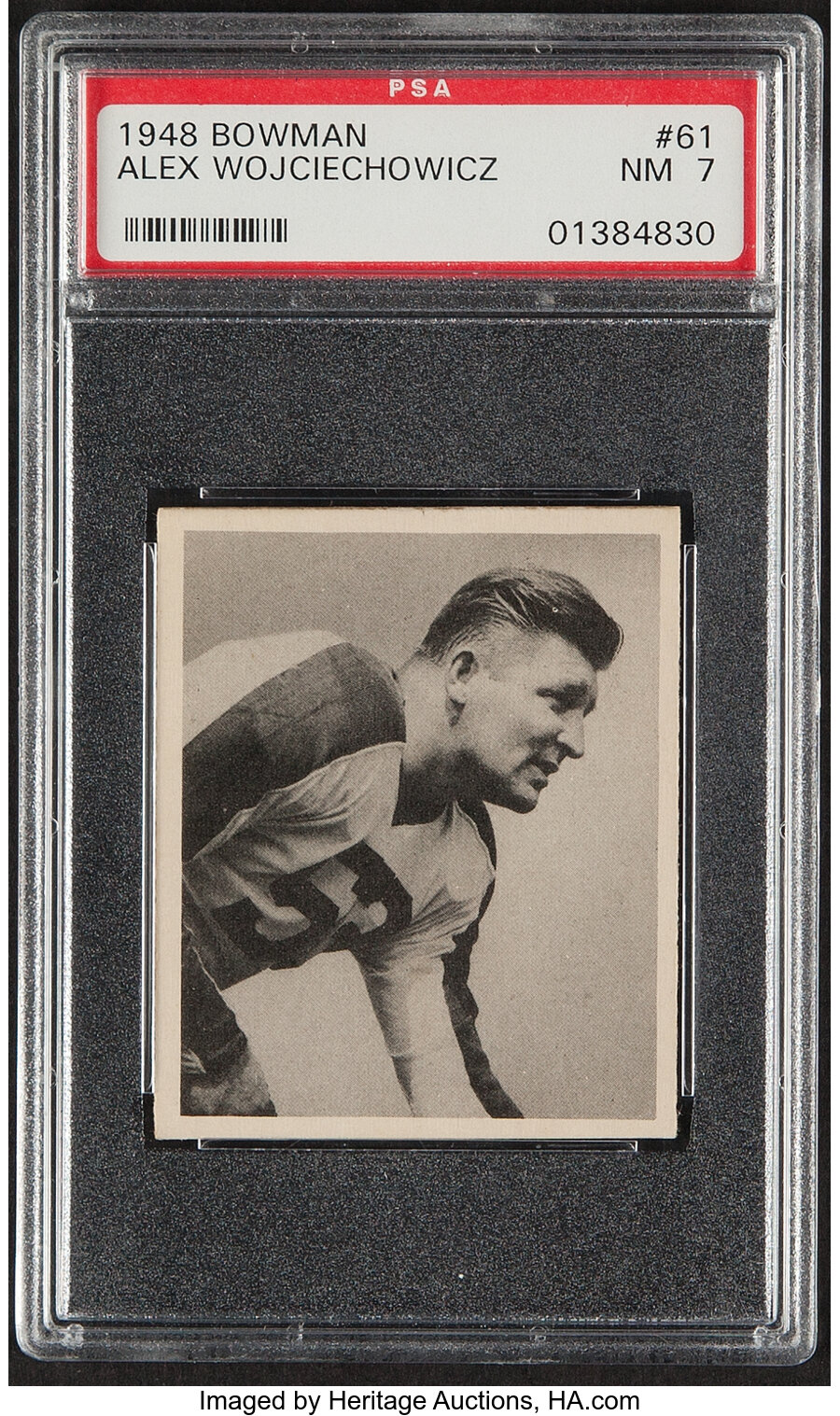 1948 Bowman Alex Wojciechowicz #61 PSA NM 7