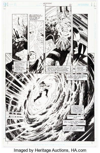 Original Comic Art, Steve Epting and Norm Rapmund Aquaman #64 Story Page 10 Original Art (DC, 2000)....