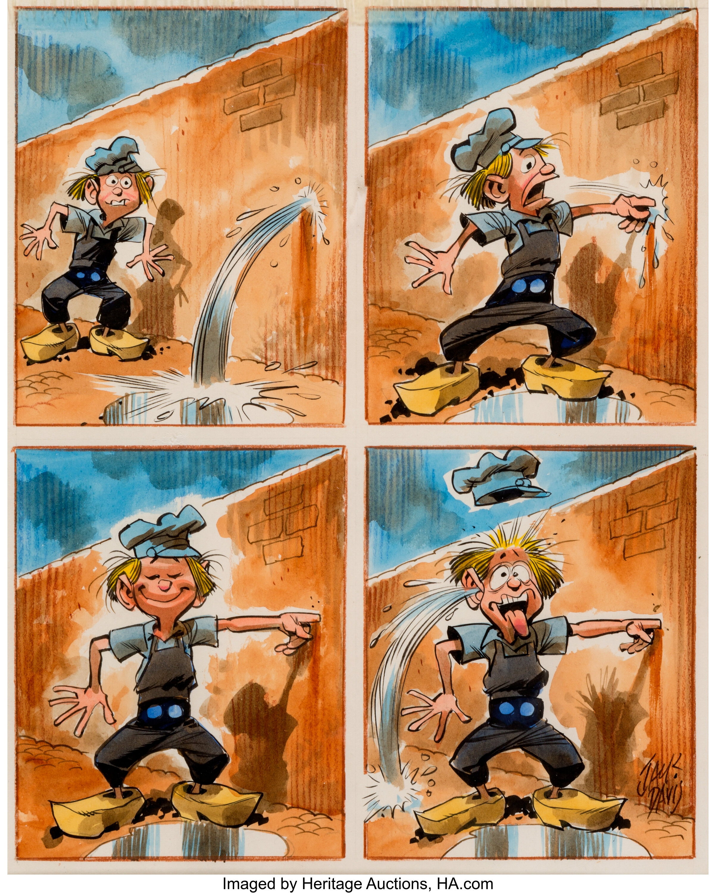 Jack Davis Sick Magazine 1-Page Story Original Art (Prize, | Lot #15735 | Heritage  Auctions