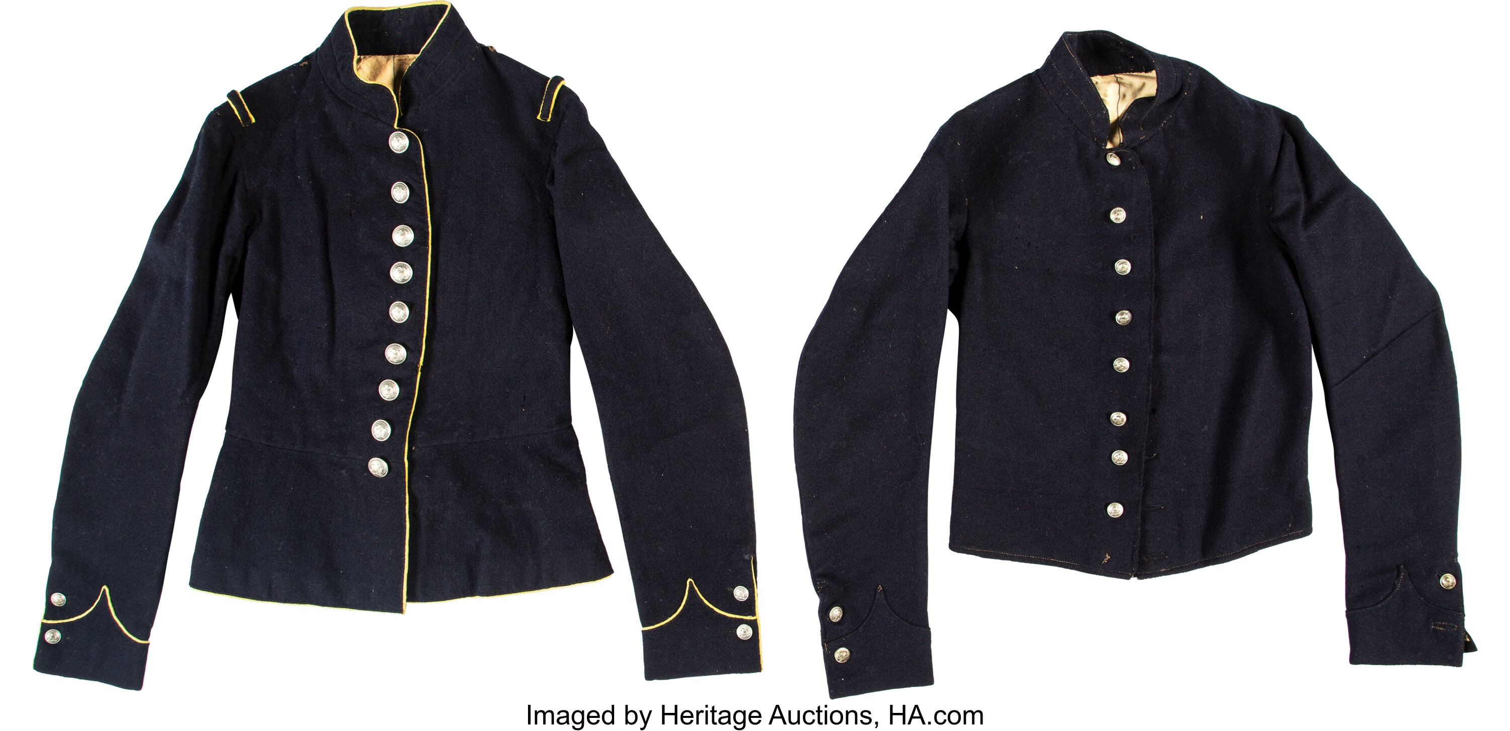 Chasseur de Vincennes Dress and Undress Jacket Identified to Otis