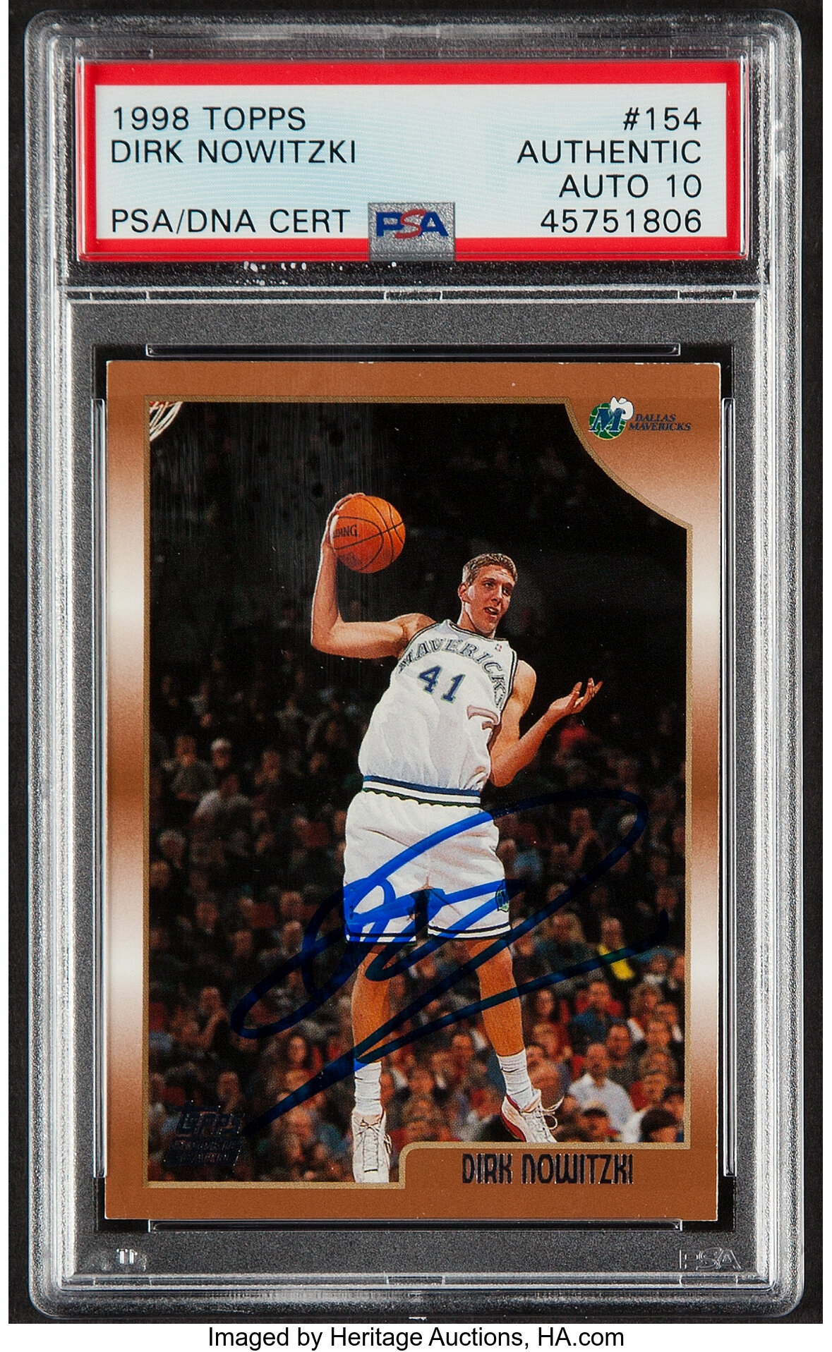 Dirk Nowitzki Autographed Memorabilia  Signed Photo, Jersey, Collectibles  & Merchandise