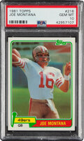 Joe Montana 1982 Topps #489 IA (PSA 6)