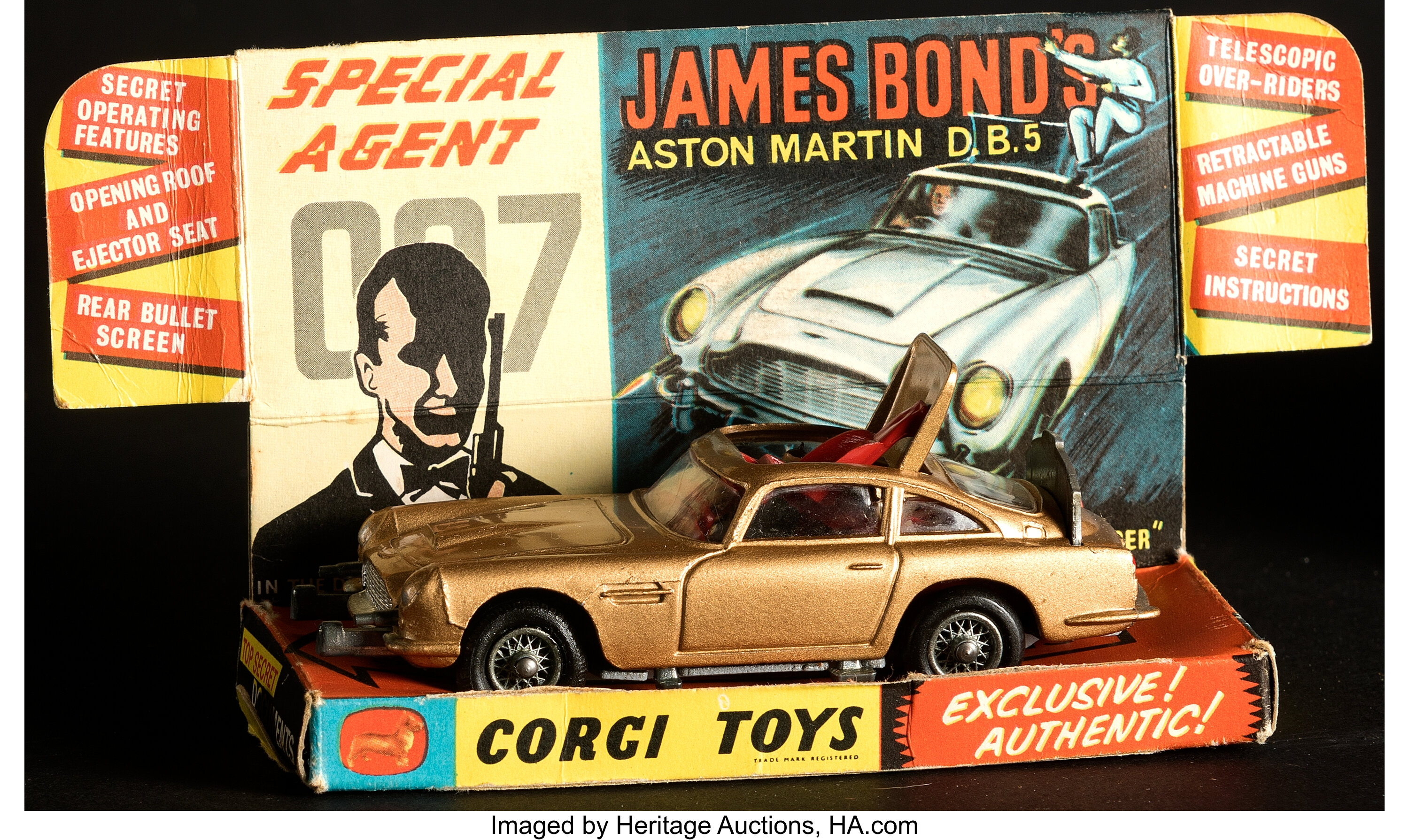 Goldfinger - Corgi 261 James Bond Aston Martin DB5 (Corgi, 1965). | Lot ...