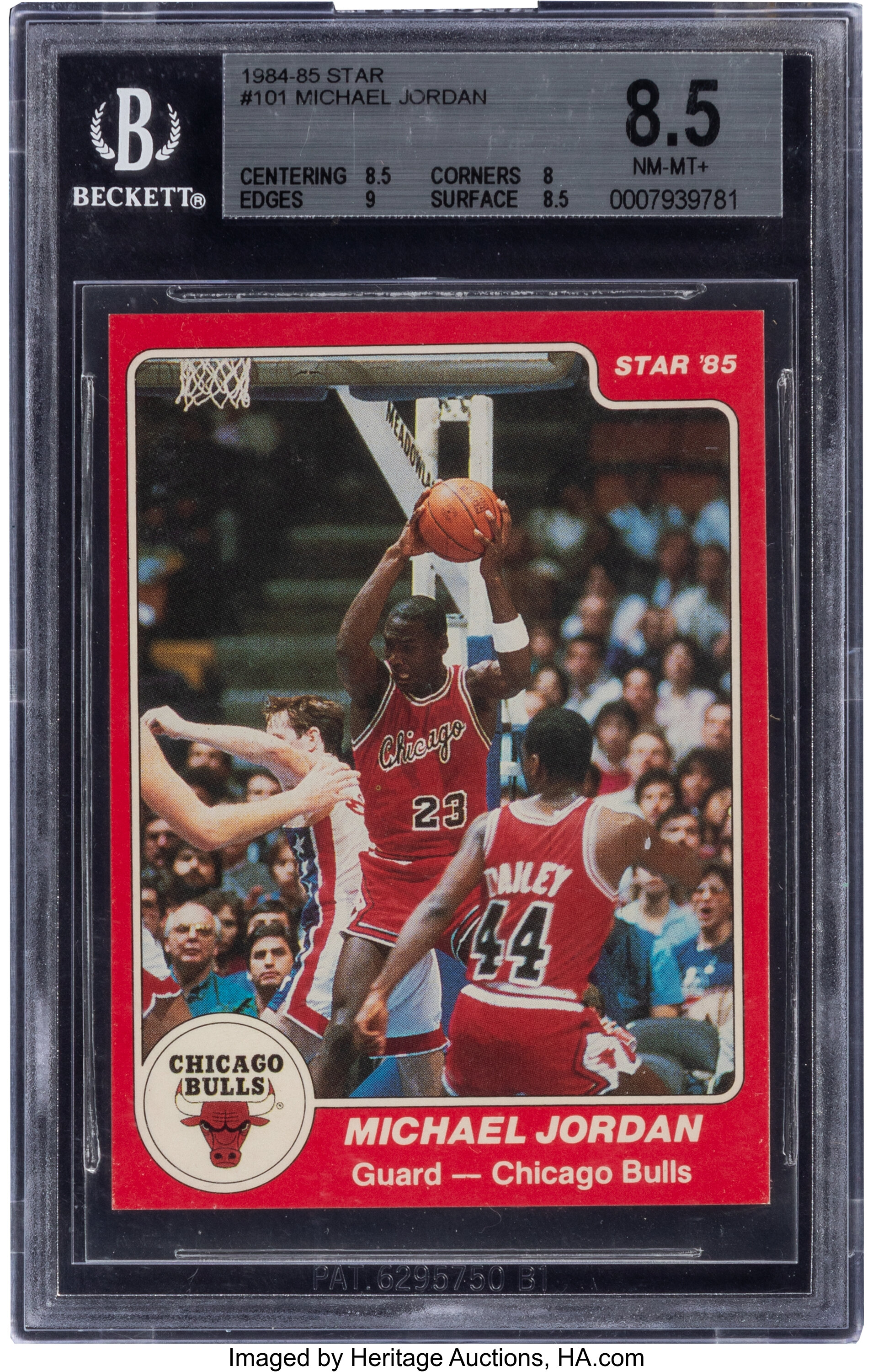 1984-85 Star Co. Michael Jordan #101 BGS NM-MT+ 8.5.... Basketball