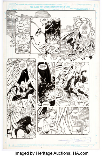 Original Comic Art:Story Page, George Perez and Arne Starr Sachs & Violens #4 Story Page 22 Original Art (Marvel, 1994).