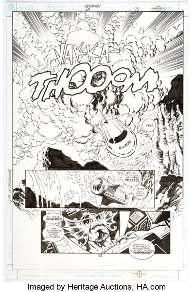 Original Comic Art:Story Page, Steve Epting and Norm Rapmund Aquaman #69 Story Page Original Art (DC, 2000)....